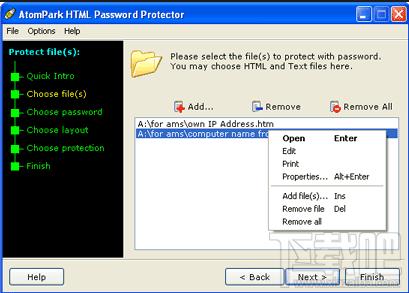 AtomPark HTML Password Protector,AtomPark HTML Password Protector下载,AtomPark HTM