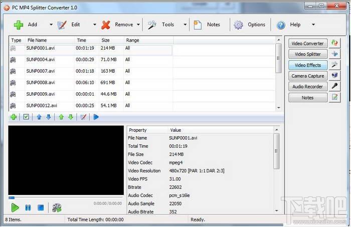 PC MP4 Splitter Converter,PC MP4 Splitter Converter下载,PC MP4 Splitter Converter官