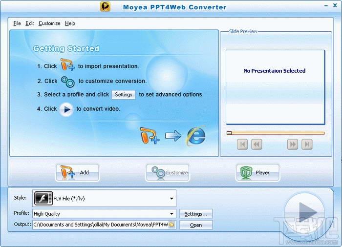 Moyea PPT4Web Converter,Moyea PPT4Web Converter下载,Moyea PPT4Web Converter(ppt转视频