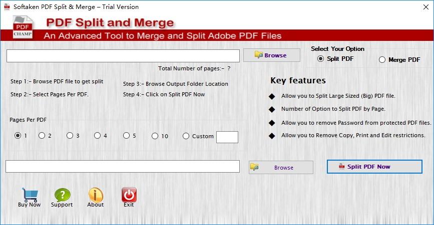 Softaken PDF Split Merge下载,PDF拆分合并工具,PDF软件,分割合并