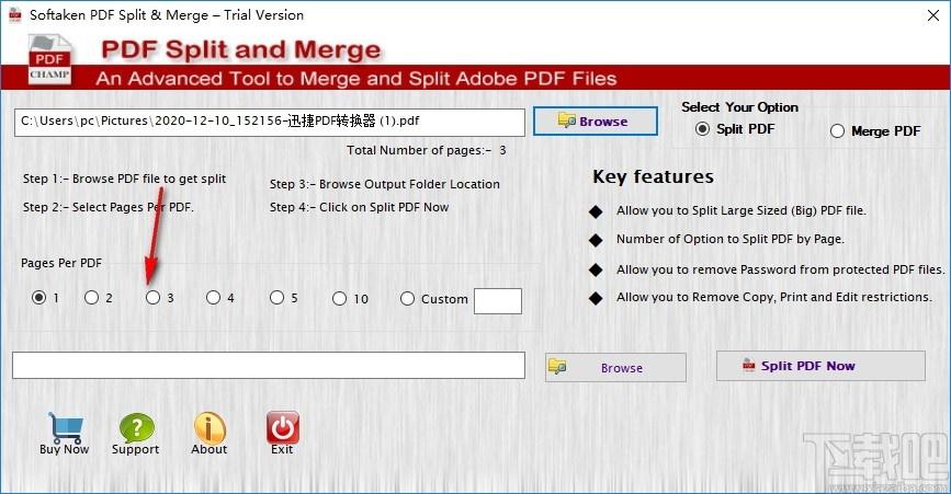 Softaken PDF Split Merge下载,PDF拆分合并工具,PDF软件,分割合并