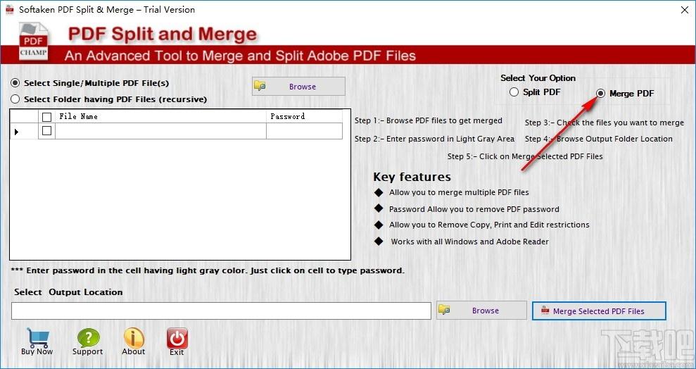 Softaken PDF Split Merge下载,PDF拆分合并工具,PDF软件,分割合并