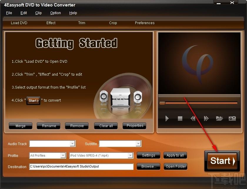 4Easysoft DVD to Video Converter下载,DVD转视频转换器,视频转换