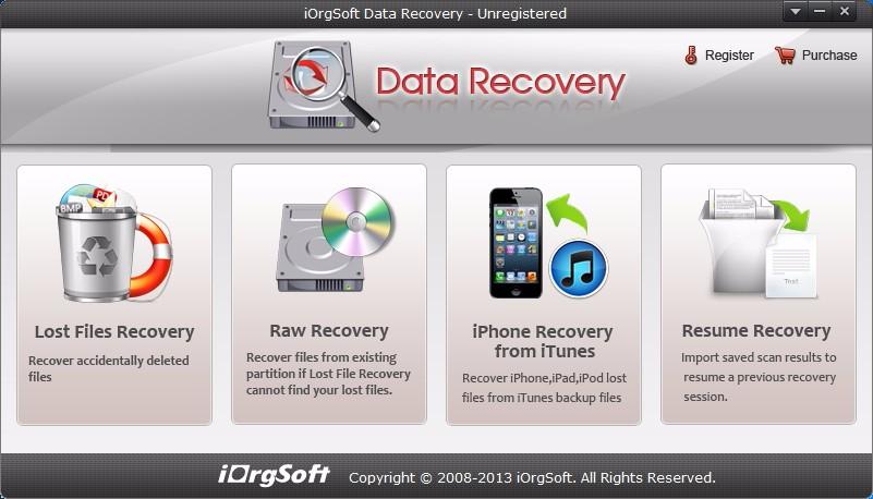 iOrgSoft Data Recovery下载,数据恢复软件,数据恢复