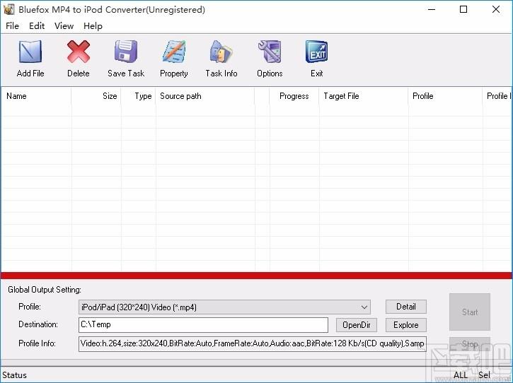 Bluefox MP4 to iPod Converter,MP4转iPod转换器,视频转换