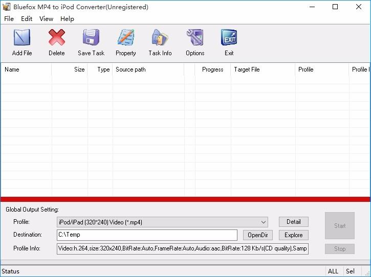 Bluefox MP4 to iPod Converter,MP4转iPod转换器,视频转换